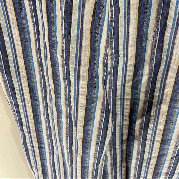 Drew by Anthropologie Blue Stripped Jumpsuit Size XS - Picture 3 of 7